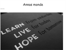 Tablet Screenshot of annasmonde.com